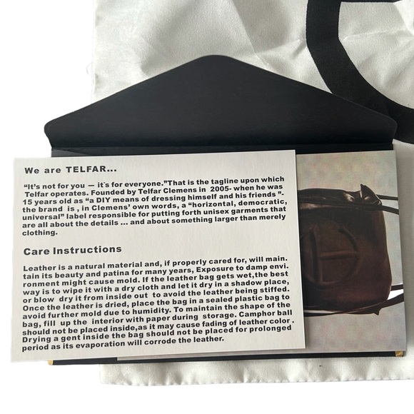 NWT Navy Blue Telfar Medium bag with dust bag - Picture 11 of 11